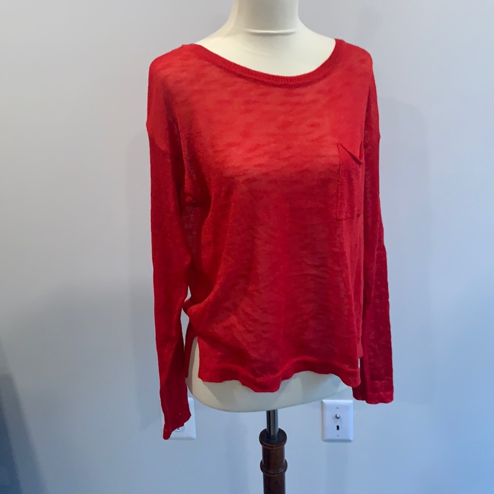 Red sweater